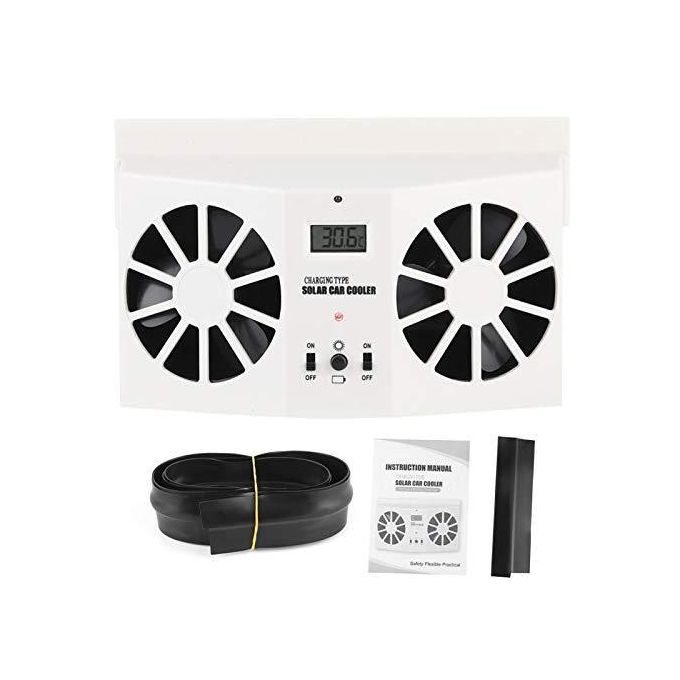 مروحة سيارة تعمل بالطاقة الشمسية Ventilateur Solaire pour Voiture