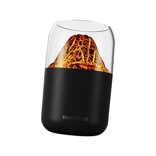 جهاز ترطيب بتصميم مصباح البركان المتشقق Humidificateur à lampe volcan craquelé