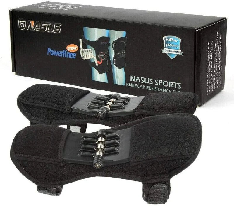 وسادات ركبة زنبركية واقية لدعم الركبة أثناء ممارسة الرياضة Genouillères De Soutien Articulaire,genouillères De Protection Ressort Sport Support De Genou Sportive