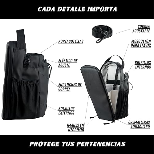 Sac de sport magnétique compact et léger حقيبة رياضية مغناطيسية صغيرة الحجم وخفيفة الوزن، مقاومة للماء