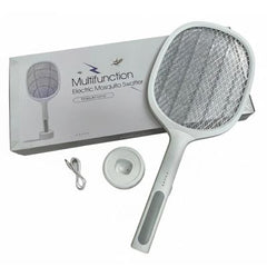 Multifunction electric Mosquito swatter Tapette Raquette à moustiques électrique multifonction مضرب البعوض الكهربائي متعدد الوظائف