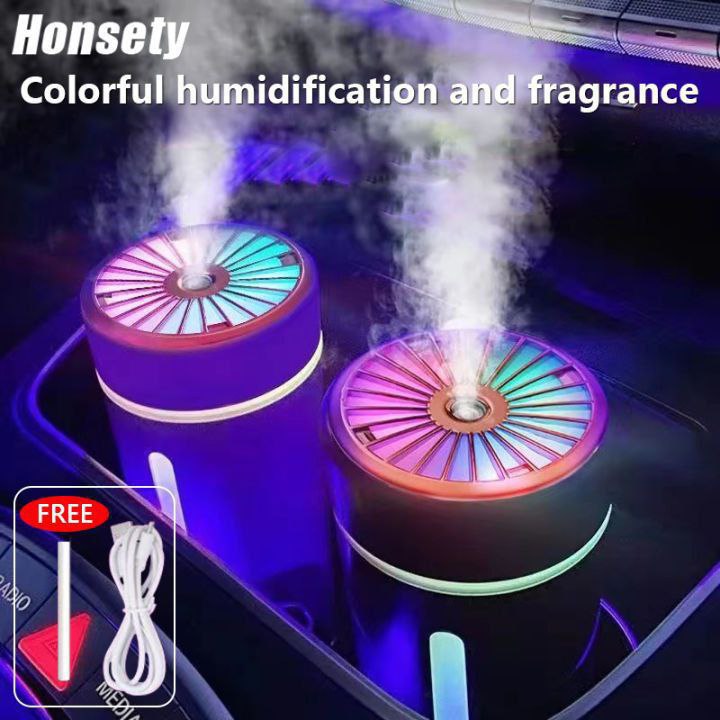 USB Arom Humidifier مرطب هواء السيارة مع خاصية العلاج بالروائح