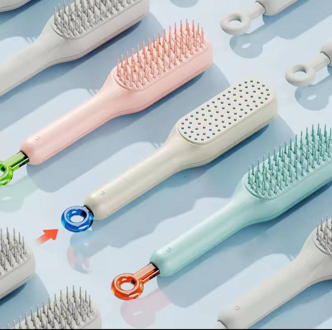 مشط مضاد للطاقة الضوئية، قابل للسحب، دوار، رافع، فرشاة شعر Peigne de Énergie Anti-Leges, Rétractable, Rotatif, Lifting, Brosse à Cheveux