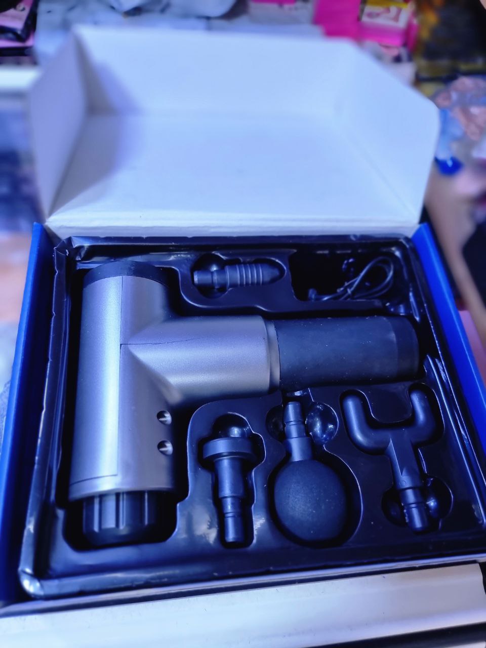 Massage gun 4IN1 kh_320 مسدس المساج الحجم الكبير