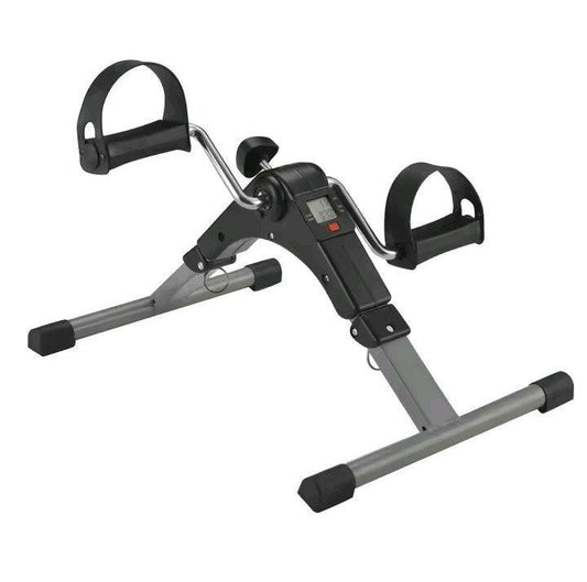 دراجة تمارين رياضية صغيرة محمولة مزودة بدواسات Leg Pedal Exerciser Mini vélo d'exercice portable avec pédales machine de musculation vélo d'entraînement des jambes et des bras
