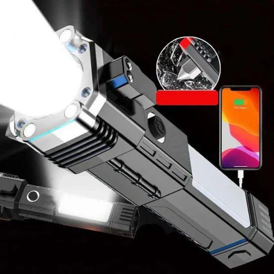 مصباح يدوي LED متعدد الوظائف Lampe de poche LED multifonctionnelle