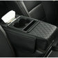 وسادة مسند ذراع السيارة الوسطى من الجلد الصناعي حامل هاتف مدمج وحاملات أكواب Coussin d’accoudoir central pour voiture en simili cuir