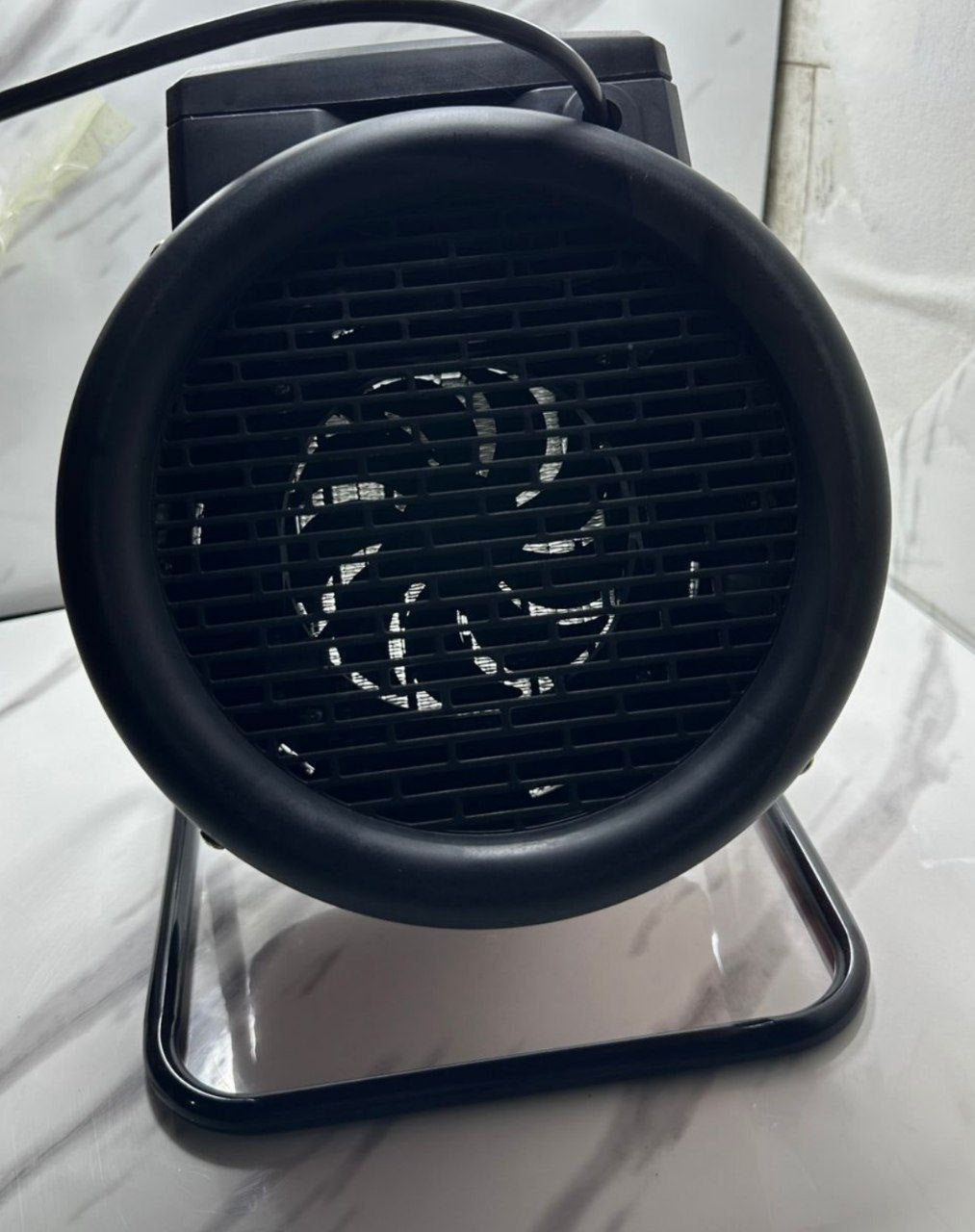 سخان مكتب كهربائي محمول دائري، سخان مروحة صغير Chauffage électrique portable rond de table de bureau, mini ventilateur