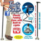 Trusty Cane Canne pliante à tête triaxiale de marche réglable عصا مشي قابلة للطي برأس ثلاثي المحاور قابلة للتعديل