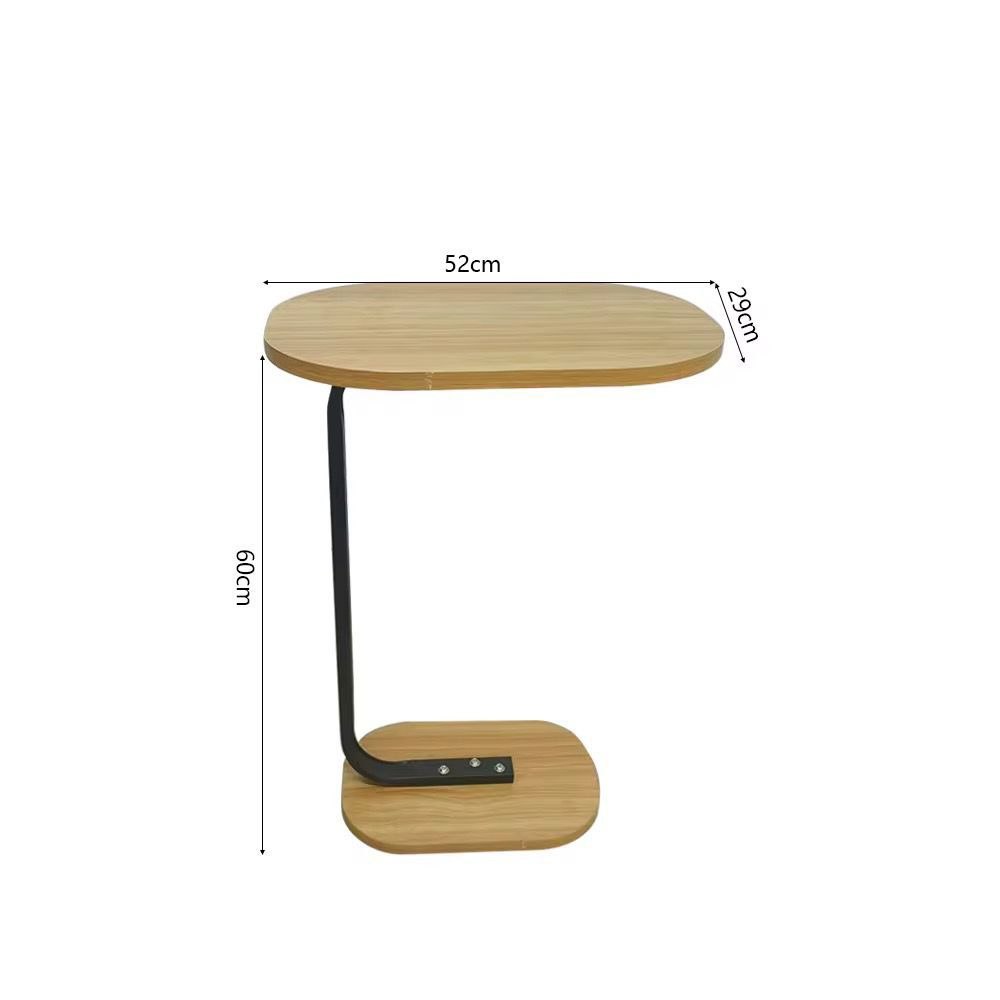 طاولة وسط الأريكة، طاولة جانبية على شكل حرف C Table Table d'appoint d'armoire latérale de canapé de type C