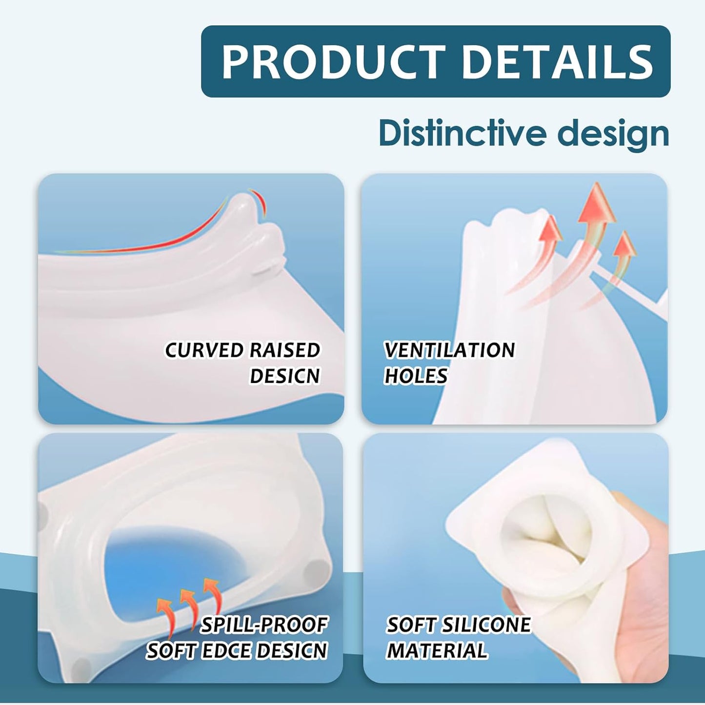 جهاز تجميع بول قابل للارتداء للرجال Collecteur d'urine portable pour hommes avec capsule de recueil d'urine réutilisable en silicone
