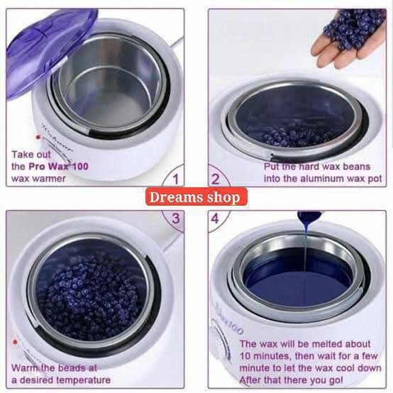 جهاز تسخين الشمع الاحترافي لجهاز إزالة الشعر Chauffe-cire électrique Pro-Wax Pro Wax Machine Professionnel