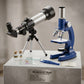 مجموعة أدوات تعليمية علمية للأطفال مع تلسكوب ومجهر Kit Scientifique Enfant Télescope  et Microscope