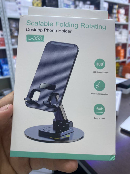 Desktop phone holder