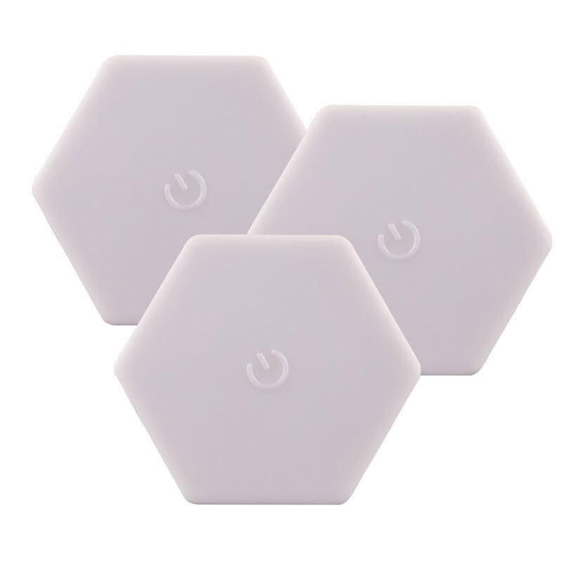 Hexagonal Touch decorative led light set of 3