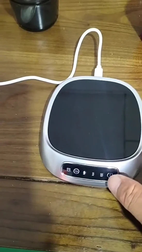 Chauffe-tasse à café USB Aicharynic سخان أكواب ذكي يعمل بمنفذ USB سخان مشروبات كهربائي للقهوة والشاي والحليب أو زجاجات الأطفال