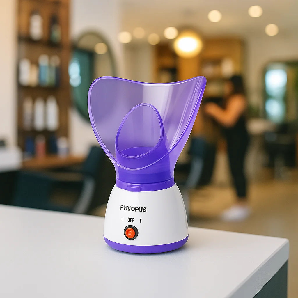 جهاز PHYOPUS PH-718 هو ساونا بخار للوجه مصممة لتنظيف المسام بعمق