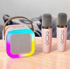 2microphones karaoké mini haut parleur