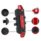Lampe de vélo rechargeable USB, 3 modes d'éclairage, phare avant مصباح دراجة قابل لإعادة الشحن عبر USB بثلاثة أوضاع، مصباح أمامي للدراجة
