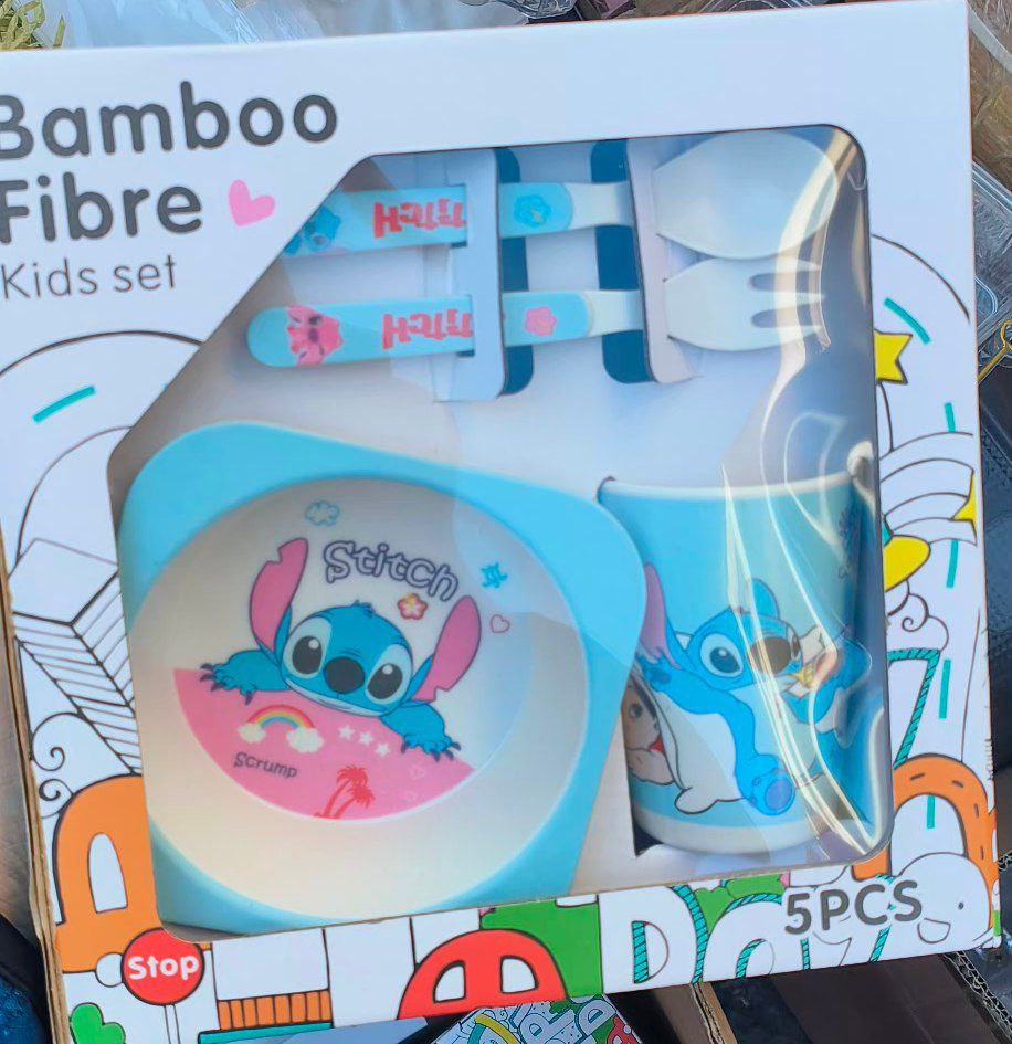 Plats pour enfant en fibre de Bamboo