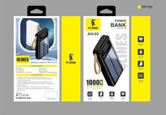 Power Bank 10000mAh الطاقة الشمسية AH-02