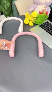 مروحة رقبة محمولة قابلة لإعادة الشحن بمنفذ Vanless hanging neck fan Ventilateur De Cou Portable Rechargeable USB