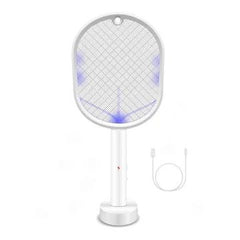 Raquette à moustiques rechargeable 2 en 1 مضرب ناموس قابل لإعادة الشحن