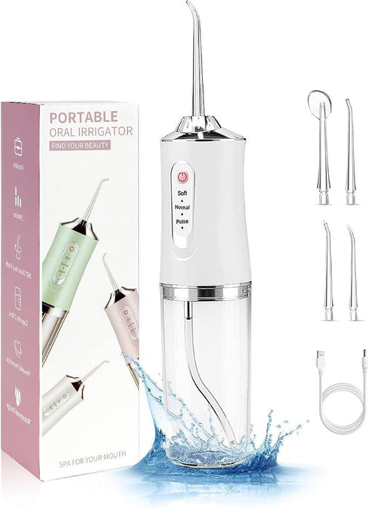 خيط تنظيف الأسنان الكهربائي اللاسلكي Hydropulseur dentaire sans fil