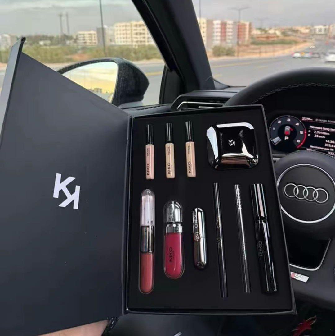 Crayon Yeux Kit de Maquillage Rouge à Lèvres