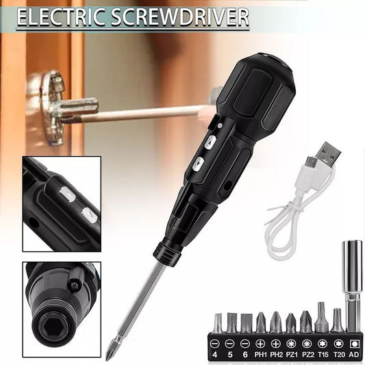 Mini tournevis électrique sans fil avec pointe magnétique