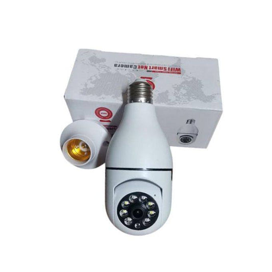 كاميرا المراقبة على شكل مصباح 1080 360 درجة ،رؤية ليلية، اكتشاف الحركة الذكي