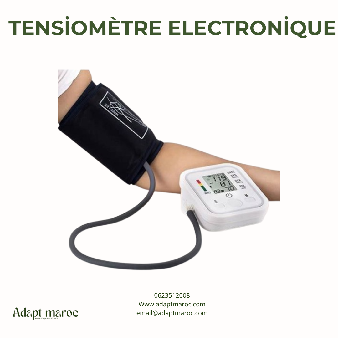 Electronic Blood Pressure Monitor Tensiomètre électronique جهاز قياس ضغط الدم الإلكتروني