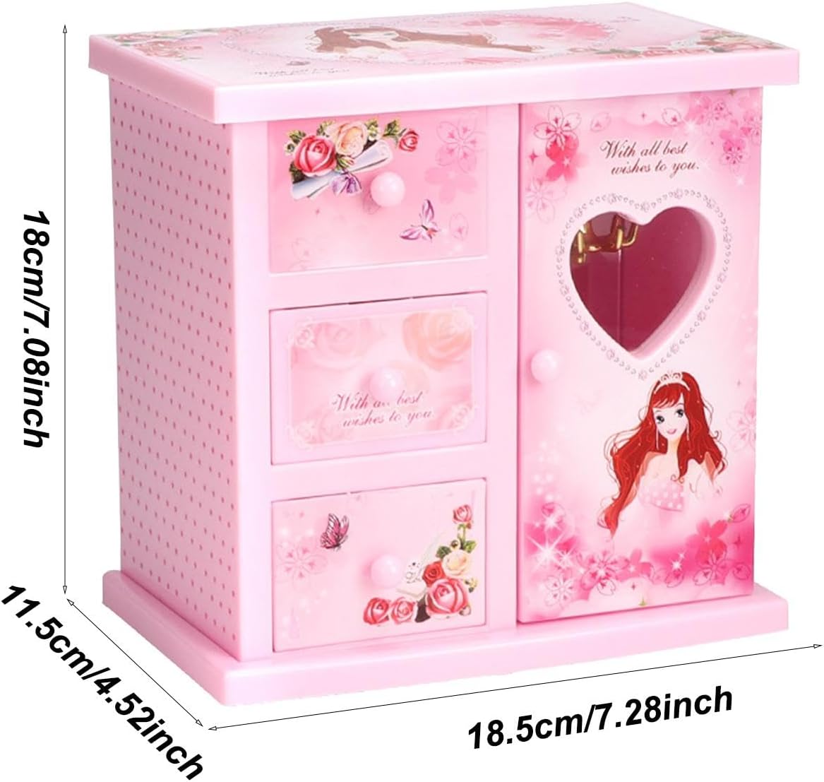 صندوق مجوهرات موسيقي boîte à bijoux pour petites filles