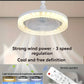 Plafonnier ventilateur LED télécommandé مروحة سقف LED يتم التحكم فيها عن بعد