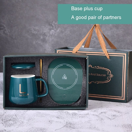 طقم قهوة وشاي صغير ومحمول Tasse à Café, Mini Porte-théière Portable, Base chauffante,