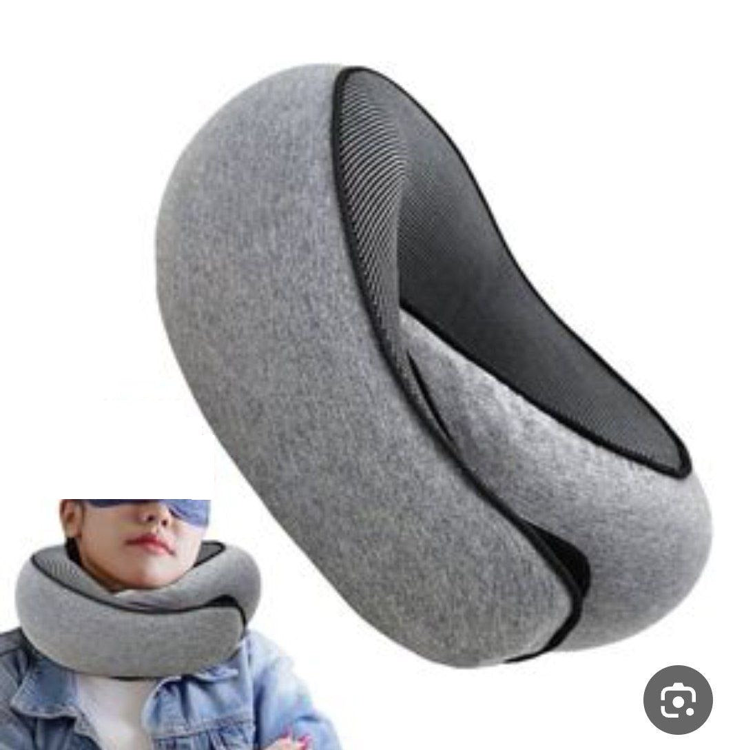 وسادة نوم سياحية لدعم الرقبة أثناء السفر بالطائرة أو السيارة Oreiller de voyage pour touristes, soutien cervical pour avion et voiture