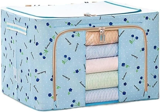 صندوق تخزين قابل للطي للملابس والأغطية واللحف منظم وحقيبة تخزين  Boite Rangement Vetement Pliable Vêtements Boîte De Rangement