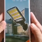 كشاف ضوئي يعمل بالطاقة الشمسية Projecteur Solaire LED 100W  Lampes Solaires avec Détecteur de Mouvement, Étanche pour Cour, Jardin, Garage
