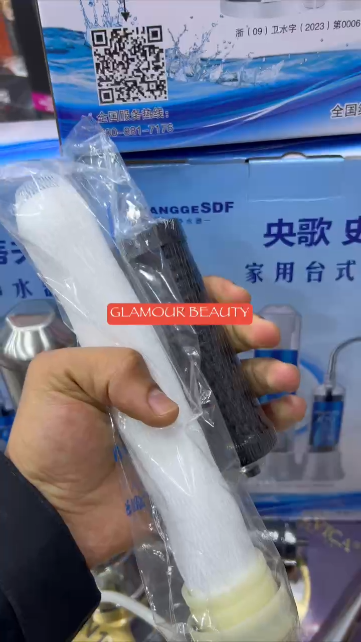Machine de filtration d'eau en acier inoxydable جهاز تنقية المياه المصنوع من الفولاذ المقاوم للصدأ، فلتر مياه الصنبور، جهاز تنقية المياه المعدنية