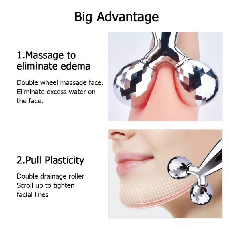 Rouleau massage visage corps fermeté أسطوانة تدليك الوجه والجسم