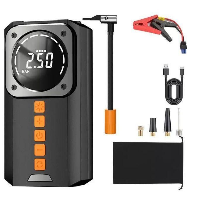 جهاز تشغيل بطارية السيارة المحمول مع ضاغط هواء Démarreur de batterie et compresseur d'air 2-en-1 multifonction
