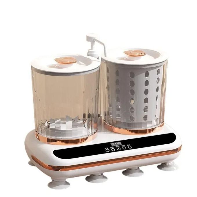 غسالة محمولة ومدمجة للملابس الداخلية بتصميم مزدوج الحوض Double gobelet machine à laver de sous-vêtements portable et compact