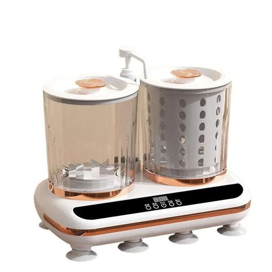 غسالة محمولة ومدمجة للملابس الداخلية بتصميم مزدوج الحوض Double gobelet machine à laver de sous-vêtements portable et compact