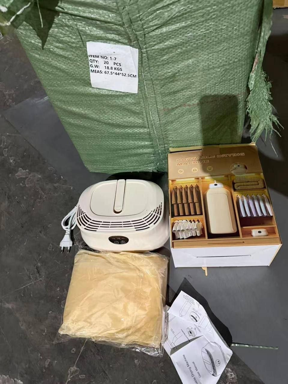 مجفف ملابس محمول، مجفف ملابس كهربائي قابل للطي sèche-linge électrique portable