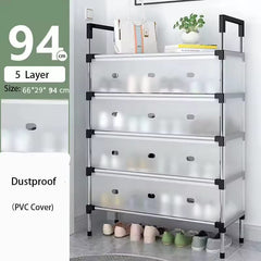 منظم الملابس7طبقات اببض و اسود