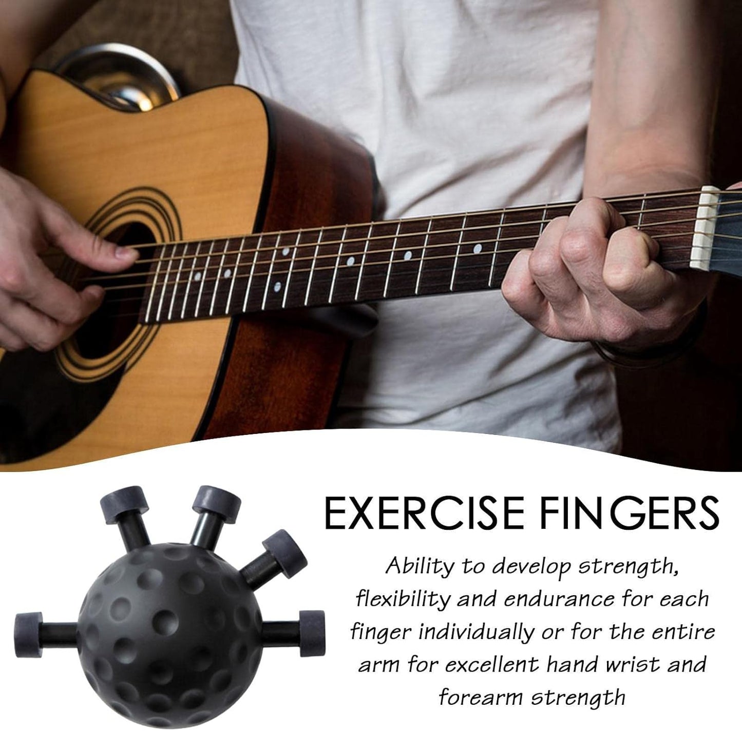 Balle de musculation ultime pour les doigts et les mains, à haute résistance جهاز تدريب قوة الأصابع كرة قبضة مقاومة شديدة لتمرين الأصابع وتقوية اليد