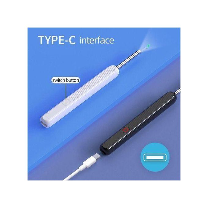 NE3 Wireless Visible Earpick منظف الأذن الذكي المزود بكاميرا عالية الدقة Cure-oreille intelligent sans fil avec caméra HD
