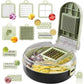 Hachoir Manuel Multifonction 9in1 Vegetable Cutter مفرمة يدوية متعددة الوظائف
