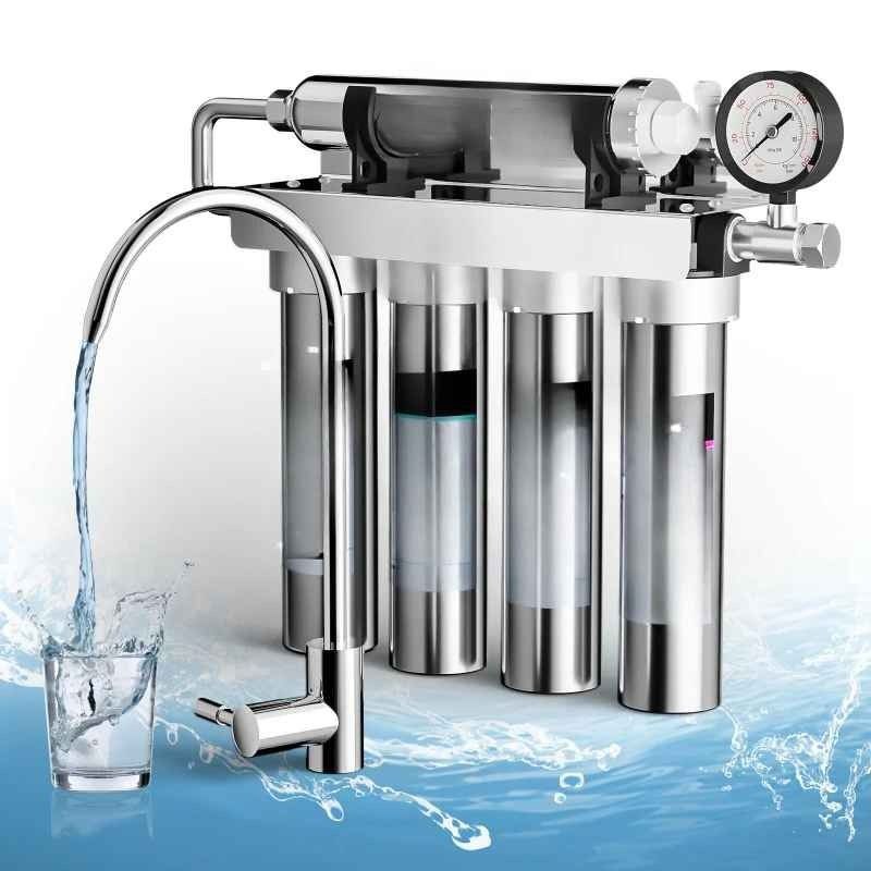 فلتر مياه الشرب فائق الترشيح ذو الخمس مراحل  Filtre à eau potable à ultrafiltration en 5 étapes