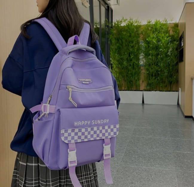 Sac dos scolaire 4pcs